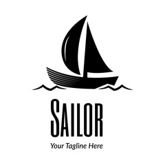 Template Sailor Logo Adventure