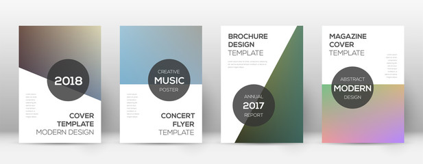 Flyer layout. Modern exceptional template for Broc