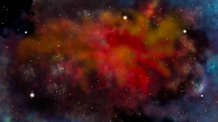 Fototapeta na wymiar Space nebula 2-24