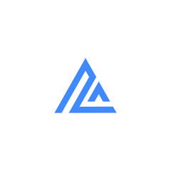 AC letter logo design template vector