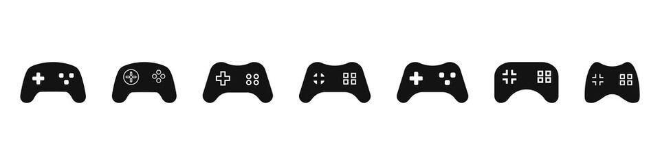 Set-top box icons for computer games. Vector illustration © Bon_man