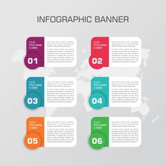 Abstract Infographic Element Design vector