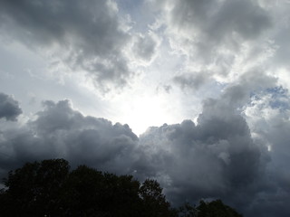 storm clouds in the sky