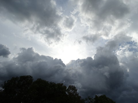storm clouds in the sky