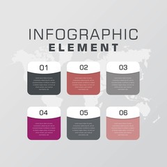 Abstract Infographic Element Design vector