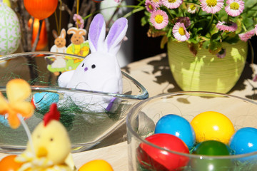 Easter spring colorful home decoration
