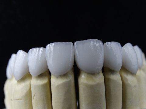 teeth on black