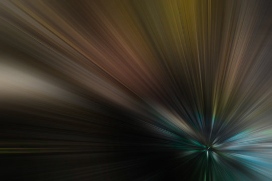 digitally generated multicolored rays starting from a center point.illustration