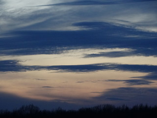 sunset in the mountains