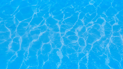 Abstract of blue water in  ocean background