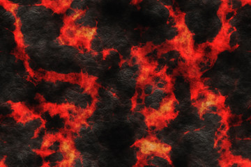 Glow faded flame- natural pattern