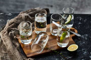 Glass kettle and water cup