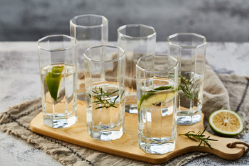 Glass kettle and water cup