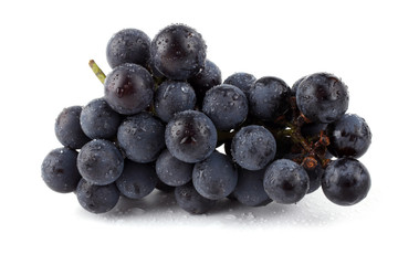 Wine grape isolated on white