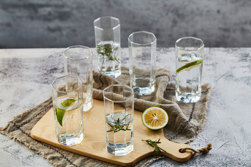 Glass kettle and water cup