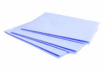 Blue viscose cloth for cleaning