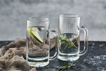 Glass kettle and water cup