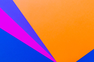 New Minimal Flat design. Colorful new Paper modern background. Bright colors for fresh and modern graphics. Abstract background with linear geometric composition for social network banner. Two colors