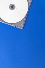 New Minimal Flat design with 80's or 90's CD Audio. Vintage modern paper flat design about 80s....