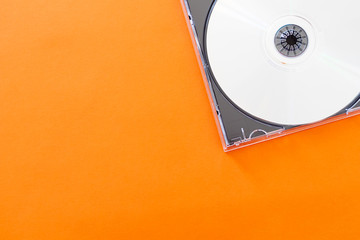 New Minimal Flat design with 80's or 90's CD Audio. Vintage modern paper flat design about 80s....