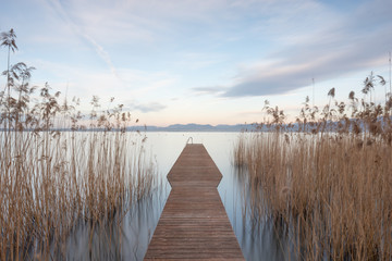Jetty at Lake Garda
