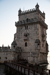 Fototapeta na wymiar torre de belem tower portugal 