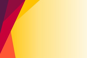 Abstract Geometric Colorful Purple and Yellow Background Design Template Vector