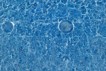 Fototapeta na wymiar grunge background design. blue abstraction. water texture. cracked clay. color inversion