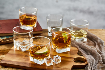 Glass kettle and water cup