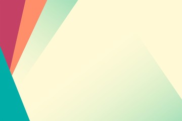 Simple Colorful Pastel Geometric Background Design, Purple Turquoise Gradient Wallpaper Template Vector