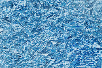 Abstract blue grunge background. texture of wood chips. inversion