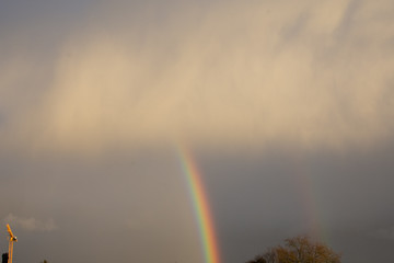 Natürlicher Regenbogen mit kräftigen Farben - Rainbow Background