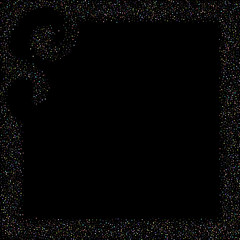 Glitter Iridescent Holographic Sparkle Confetti.