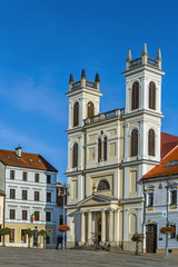 Fototapeta na wymiar St. Francis Xavier Cathedral, Banska Bystrica, Slovakia