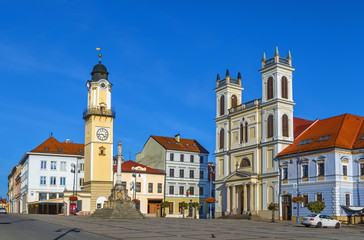 St. Francis Cathedral and clock tower, Banska Bystrica, Slovakia