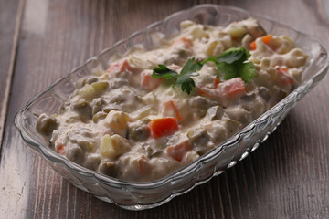 Traditional dishes consisting of Turkish appetizers.