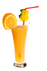 Orange juice in glass
