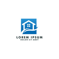 Home logo template, house icon design vector, Real estate symbol