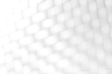 Abstract white and gray bokeh lights background with blur texture