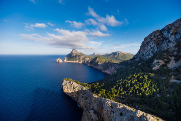Aerial view of the Cape Formentor