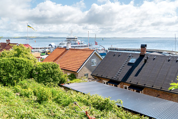 Harbor on island of Ven in southern Sweden