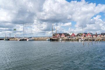 Ven island harbour between Denmark and Sweden