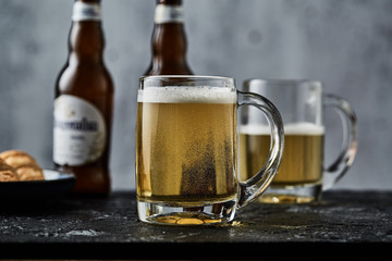 Beer in glass