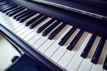 Piano keyboard background