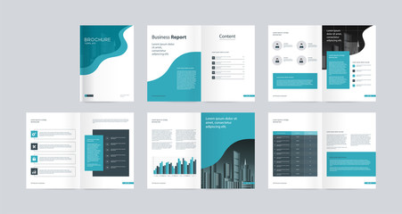 template layout design with cover page for company profile ,annual report , brochures, flyers, presentations, leaflet, magazine, book . and vector a4 size for editable.