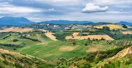 Landscape in the Natural Park of Atri, Abruzzo
