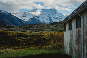 Icelandic Cabin and view