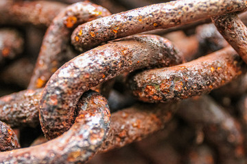 Macro old chain vintage style