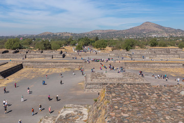 The Pyramids in ancient city of Teotihuacan in Mexico.