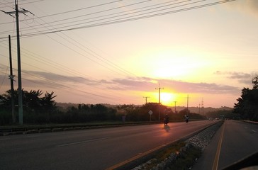 Fototapeta premium Atardecer